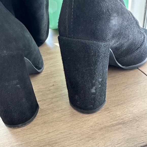 Stuart Weitzman Hiline black suede over the knee - Picture 7 of 9